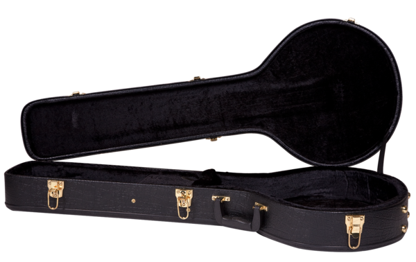  Trinity College TM-325B Standard Celtic Octave Mandolin with  Hardshell Case - Black Top : Musical Instruments